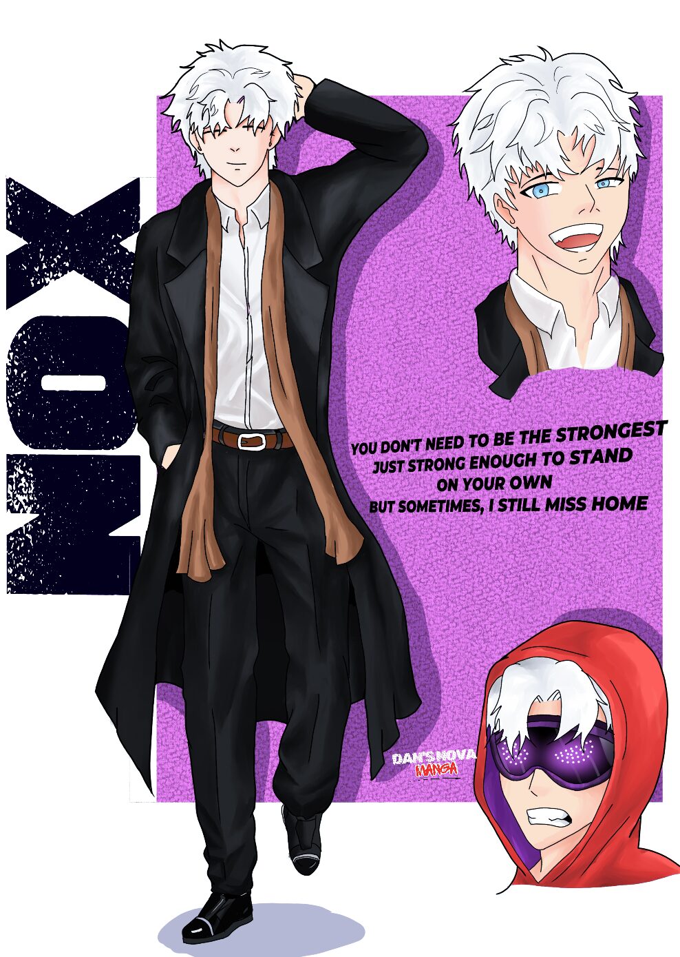 maAnga illustration portfolio, manga artist portfolio, digital manga illustrations, original manga art for sale